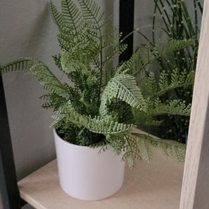Faux potted plant